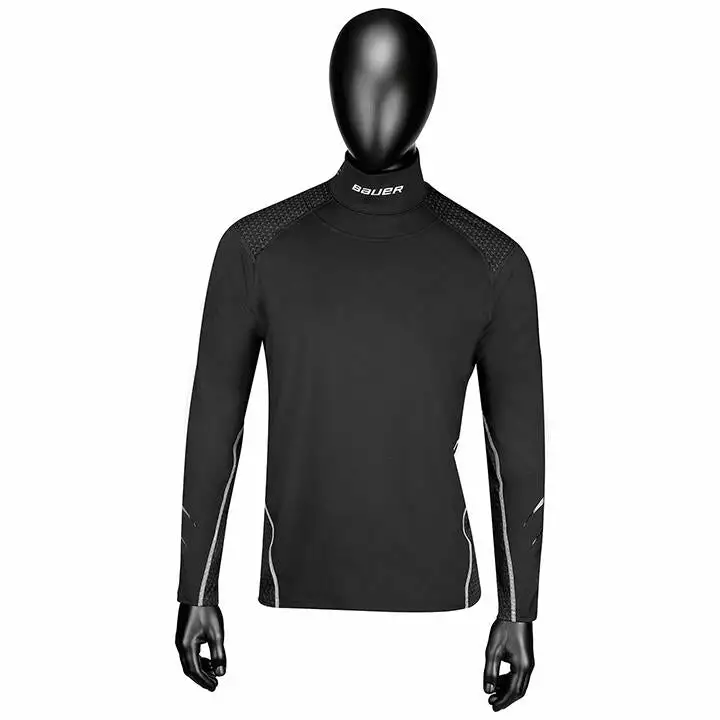 Bauer Premium Integrated Neck Senior Long Sleeve Top 1 Bauer Premium Integrated Neck Senior Long Sleeve Top