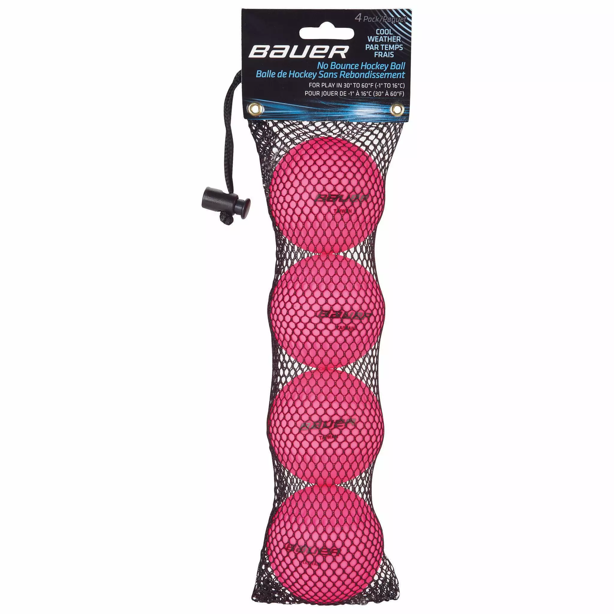 Bauer Hockey Ball - Cool - Pink (4PK) 1 Bauer Hockey Ball - Cool - Pink (4PK)