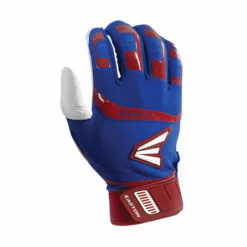Easton Walk Off Baseball Batting Gloves - Royal / Red