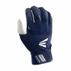 Easton Walk Off Youth Baseball Batting Gloves - White / Navy