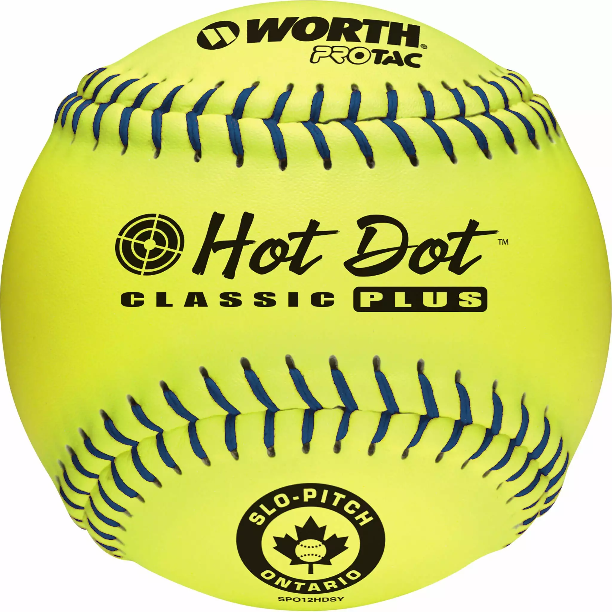 Worth SPO Hot Dot 12" Softball - Pack of 12 1 Worth SPO Hot Dot 12" Softball - Pack of 12