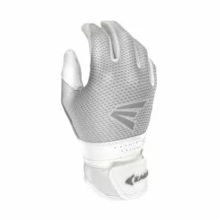 Easton Hyperlite Fastpitch Batting Gloves - White/Silver