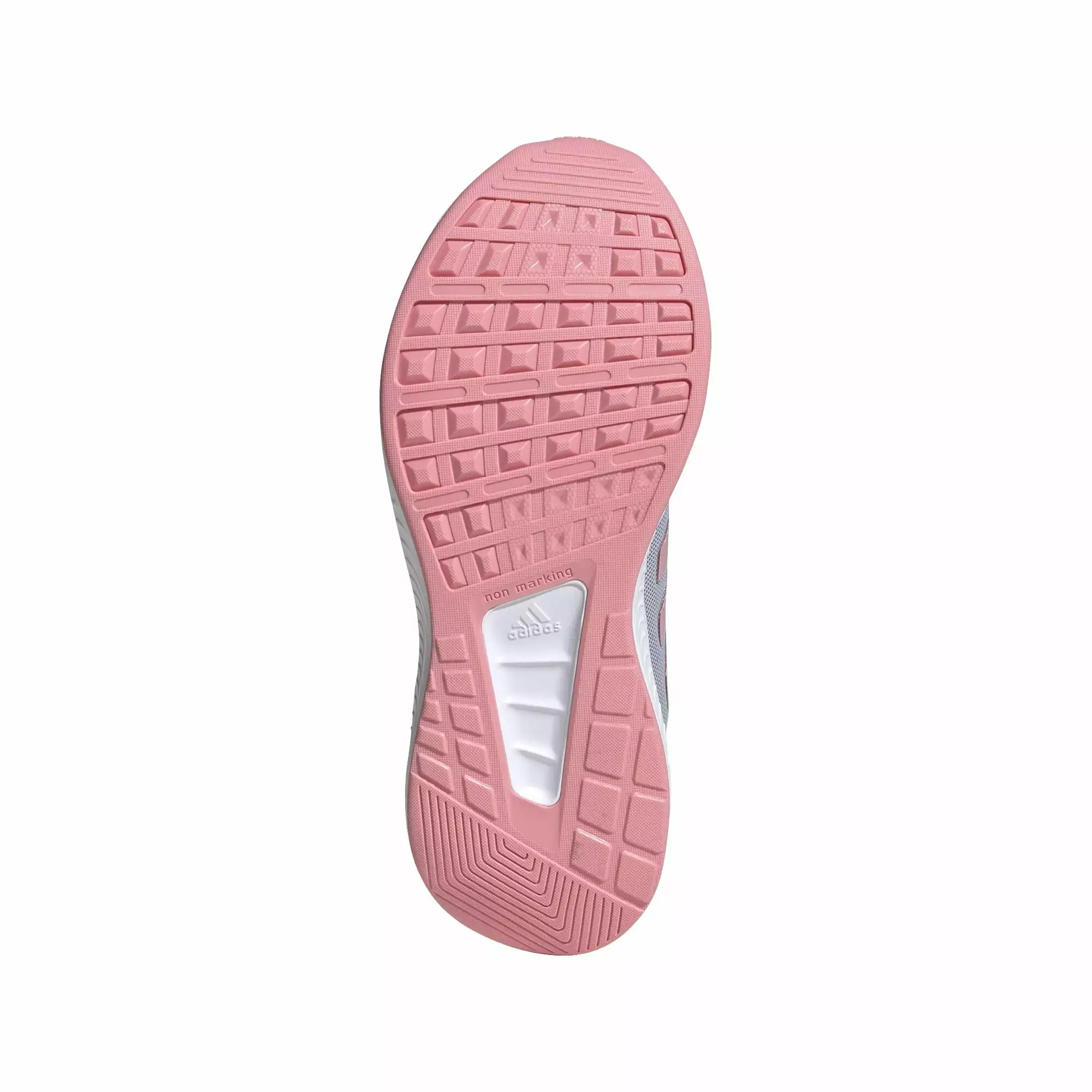 Adidas Runfalcon 2.0 K Youth Running Shoes - Silver/Pink/Grey 2 Adidas Runfalcon 2.0 K Youth Running Shoes - Silver/Pink/Grey - Image 2