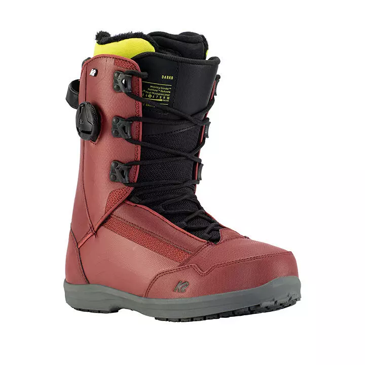 K2 Darko Men's Snowboard Boots - Burgundy 3 K2 Darko Men's Snowboard Boots - Burgundy - Image 3