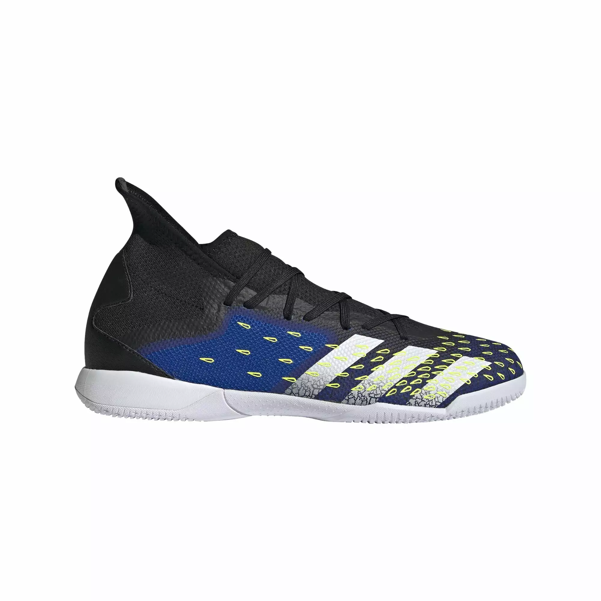 Adidas Predator Freak 3 Men's Indoor Soccer Shoes- Black/White/Royal 1 Adidas Predator Freak 3 Men's Indoor Soccer Shoes- Black/White/Royal