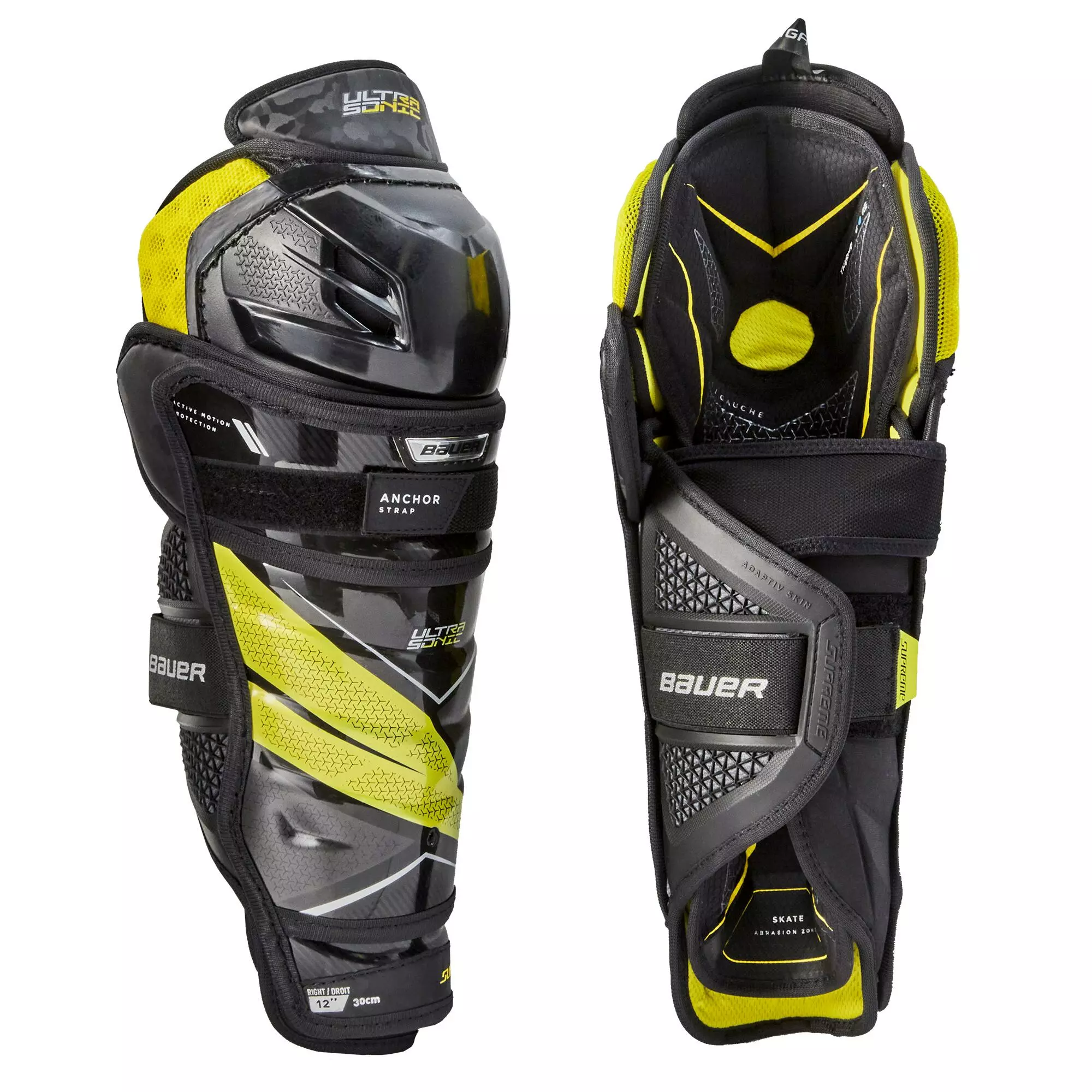 Bauer Supreme Ultrasonic Junior Hockey Shin Guards (2021) 2 Bauer Supreme Ultrasonic Junior Hockey Shin Guards (2021) - Image 2