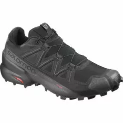Salomon Mens Speedcross 5 WIDE Hiking Shoes - Black