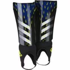 Adidas Predator Match Junior Soccer Shin Guards - Black/White/Yellow