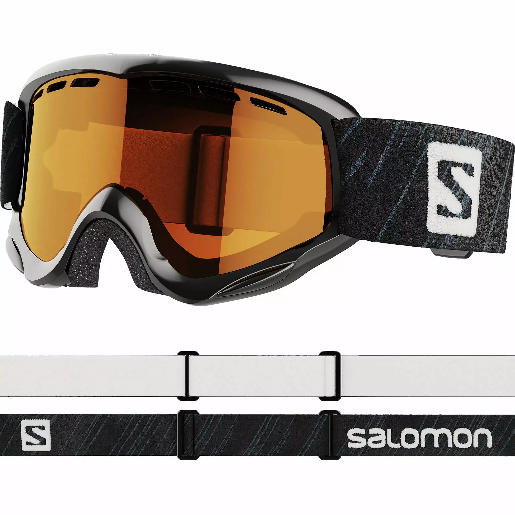 Salomon Juke Access Junior Ski Goggles - Black 1 Salomon Juke Access Junior Ski Goggles - Black
