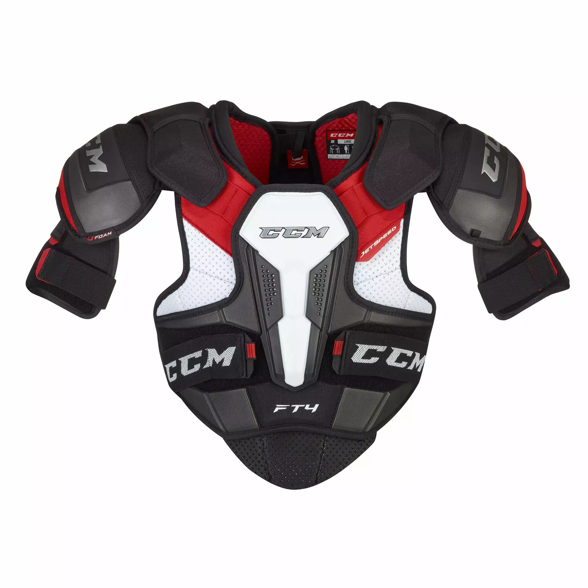 CCM JetSpeed FT4 Senior Hockey Shoulder Pads (2021) 1 CCM JetSpeed FT4 Senior Hockey Shoulder Pads (2021)