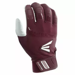 Easton Walk-Off Baseball Battings Gloves - White / Maroon