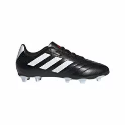 Adidas Goletto VII Firm Ground Junior Soccer Cleats - Black/White/Red