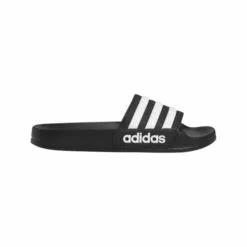 Adidas Adilette Shower Youth Slides - Black/White/Black