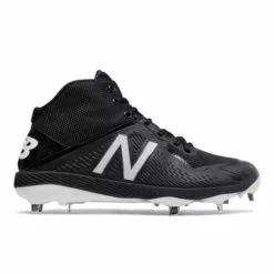 New Balance M4040v4 Mid-Cut Men's Metal Baseball Cleats - Black