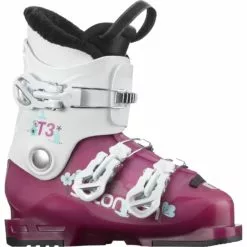 Salomon T3 RT Girly Junior Ski Boots - Rose Violet