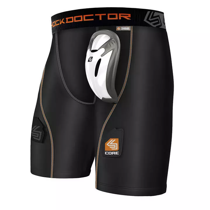 Shock Doctor Core Compression Youth Hockey Shorts With Bio-Flex Cup 1 Shock Doctor Core Compression Youth Hockey Shorts With Bio-Flex Cup