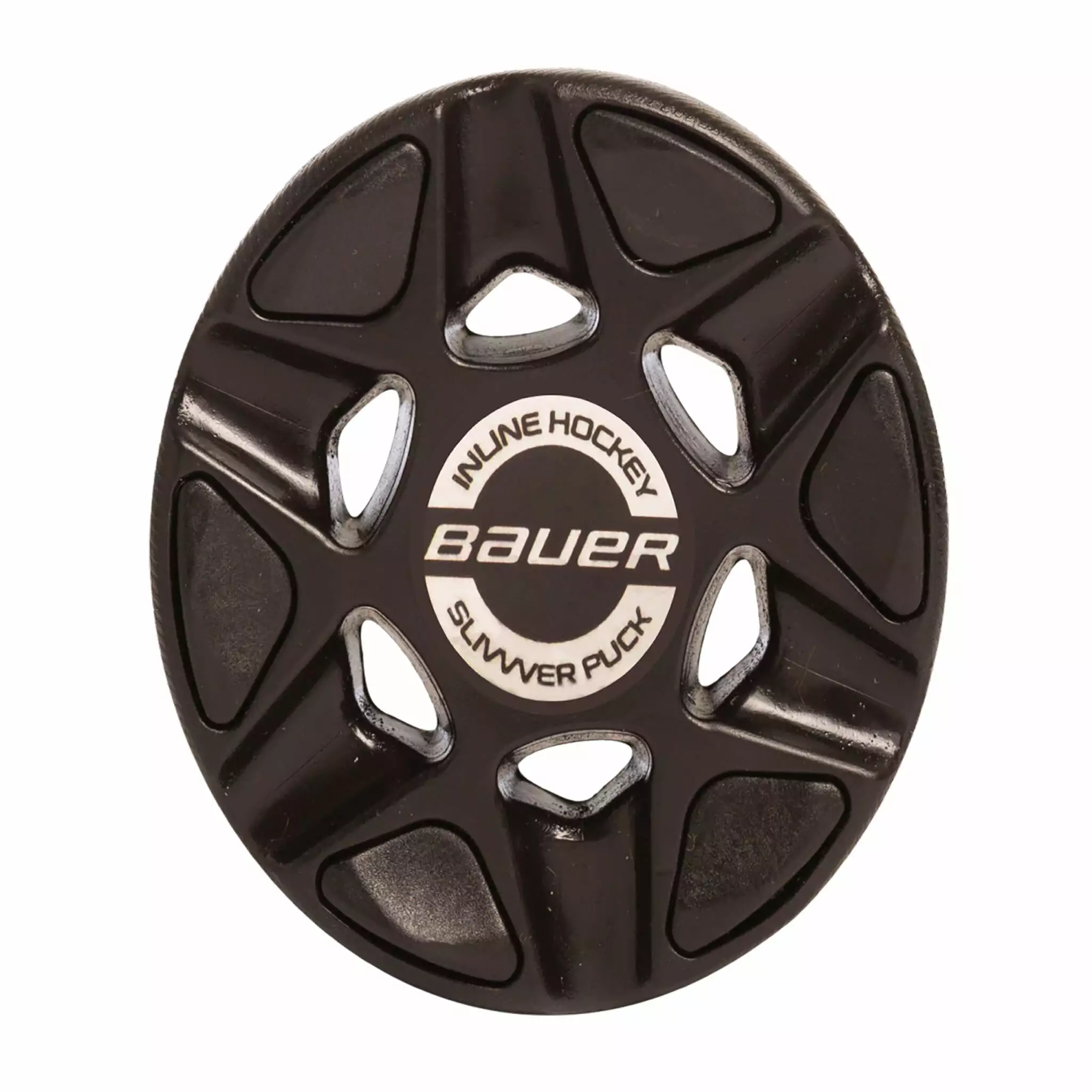 Bauer Slivvver Inline Hockey Puck - Black 1 Bauer Slivvver Inline Hockey Puck - Black