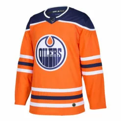 Adidas NHL Authentic Home Wordmark Jersey - Edmonton