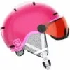 Salomon Grom Visor Youth Helmet - Glossy Pink