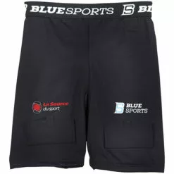 Blue Sports La Source du Sport Classic Youth Compression Shorts With Cup