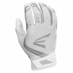 Easton ZF7 VRS Hyperskin Women's Fastpitch Batting Gloves - White / White