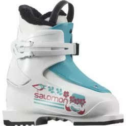 Salomon T1 Girly Junior Ski Boots - White