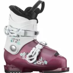 Salomon T2 RT Girly Junior Ski Boots - Rose Violet