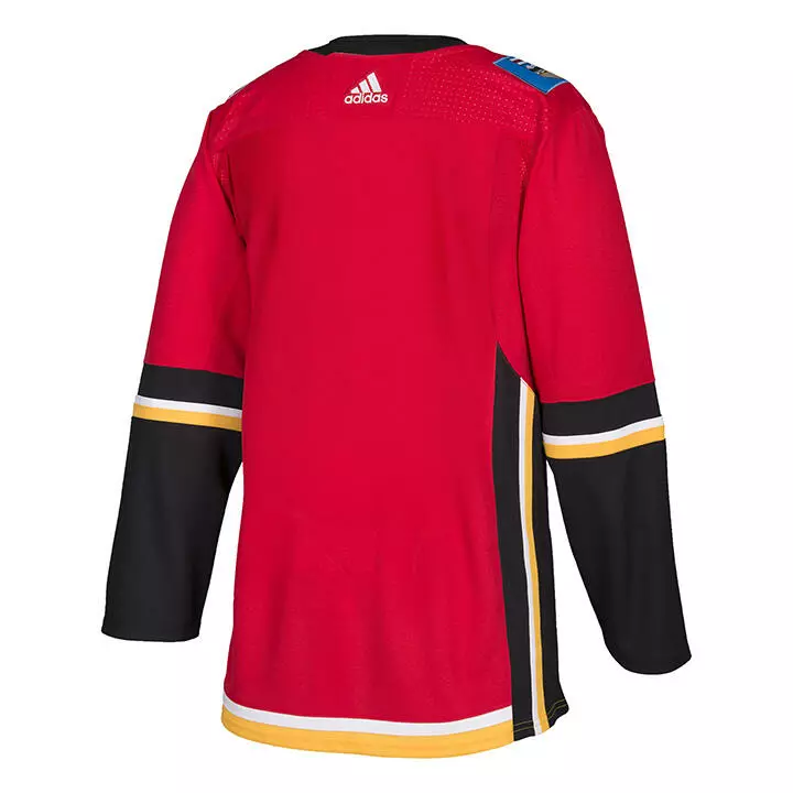 Adidas NHL Authentic Home Wordmark Jersey - Calgary 2 Adidas NHL Authentic Home Wordmark Jersey - Calgary - Image 2