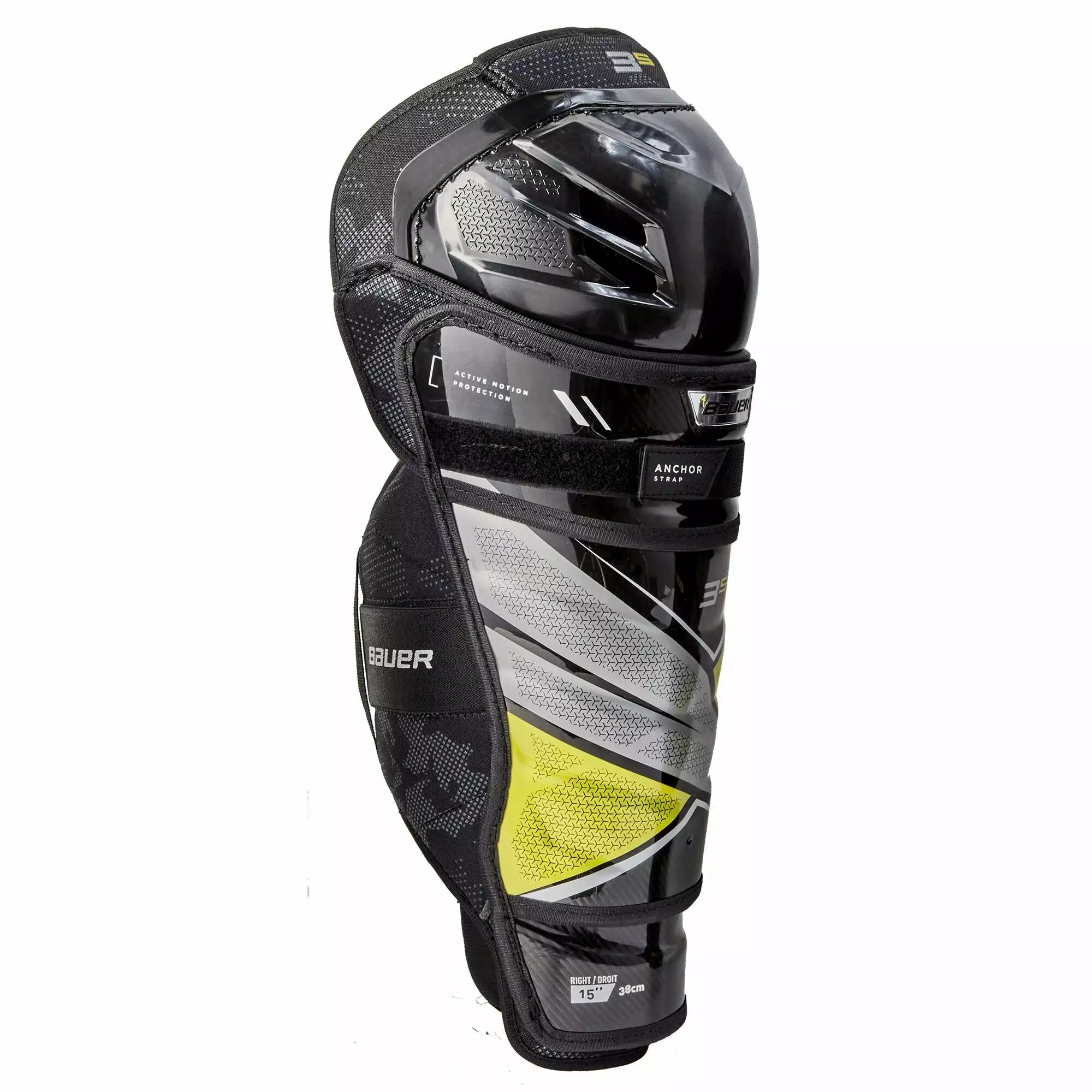 Bauer Supreme 3S Intermediate Hockey Shin Guards (2021) 1 Bauer Supreme 3S Intermediate Hockey Shin Guards (2021)