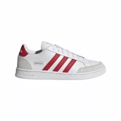 Adidas Grand Court SE Men's Shoes - White/Scarlet/White