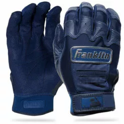 Franklin CFX Pro Chrome Baseball Batting Gloves - Navy