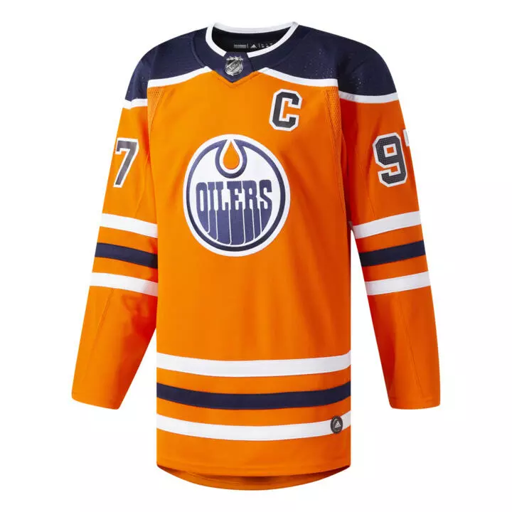 Adidas NHL Authentic Home Player Jersey - Edmonton McDavid 2 Adidas NHL Authentic Home Player Jersey - Edmonton McDavid - Image 2