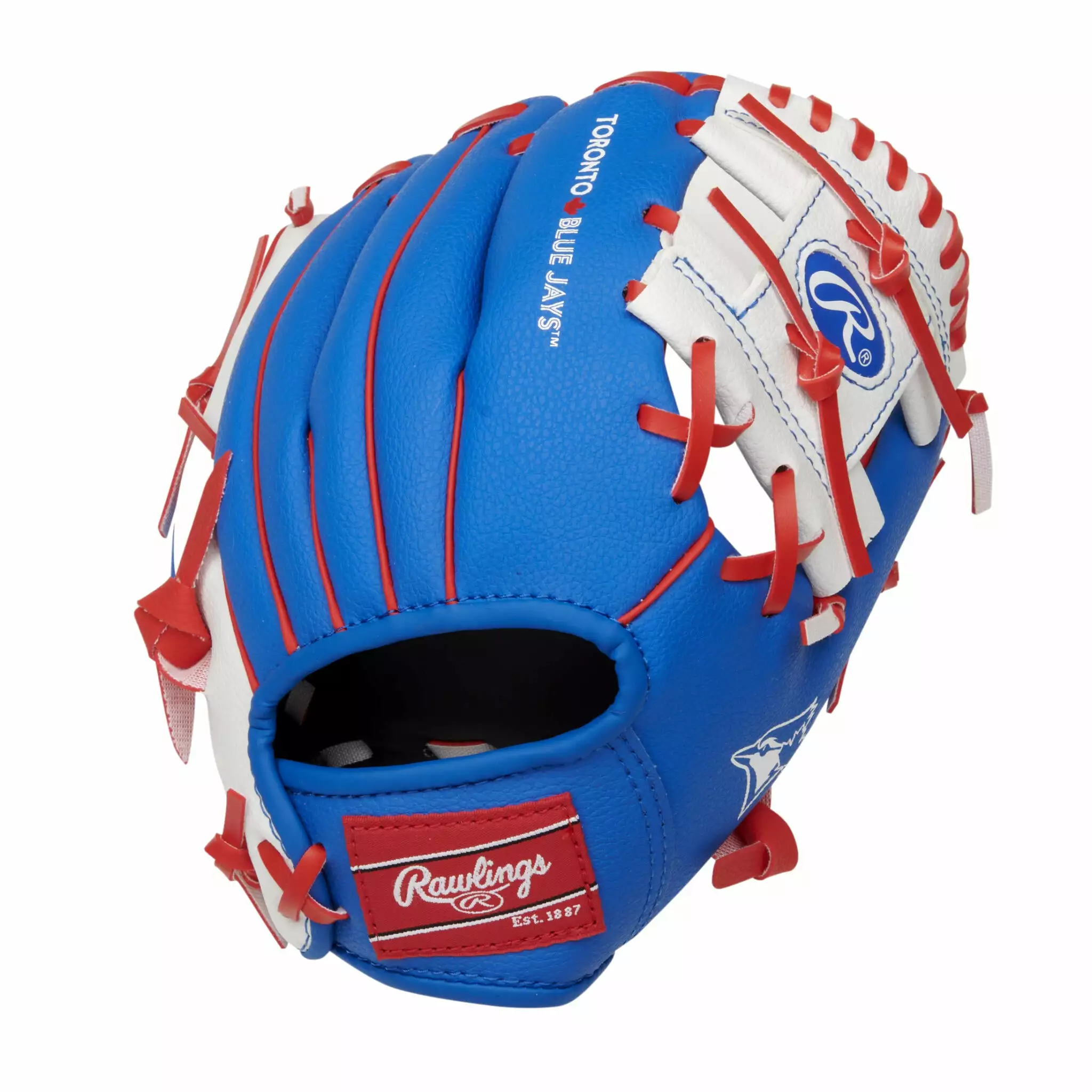 Rawlings Blue Jays Team Logo 10" Baseball Glove 1 Rawlings Blue Jays Team Logo 10" Baseball Glove