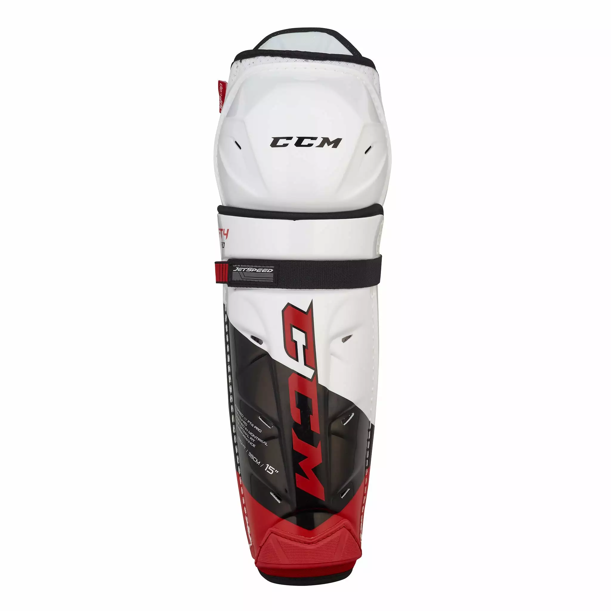 CCM JetSpeed FT4 Pro Senior Hockey Shin Guards (2021) 1 CCM JetSpeed FT4 Pro Senior Hockey Shin Guards (2021)