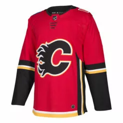 Adidas NHL Authentic Home Wordmark Jersey - Calgary