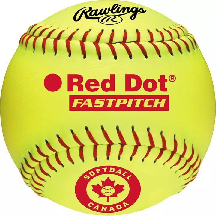 Rawlings Red Dot 12" Fastpitch Softballs - Pack of 12 1 Rawlings Red Dot 12" Fastpitch Softballs - Pack of 12