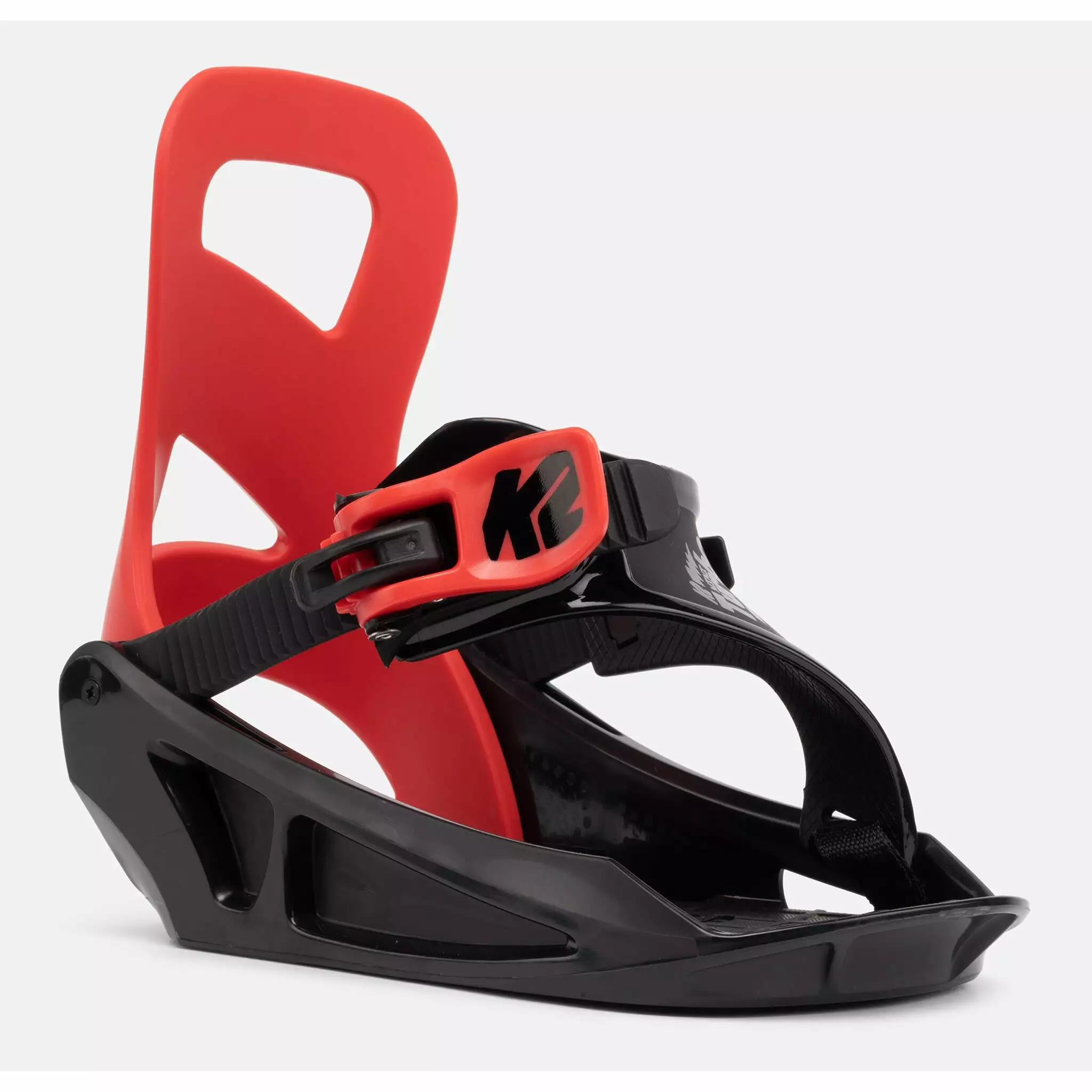 K2 Mini Turbo Junior Snowboard Bindings - Red 2 K2 Mini Turbo Junior Snowboard Bindings - Red - Image 2
