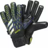 Adidas Predator Match Fingersave Goalkeeper Gloves - Black/Royal/Yellow/White
