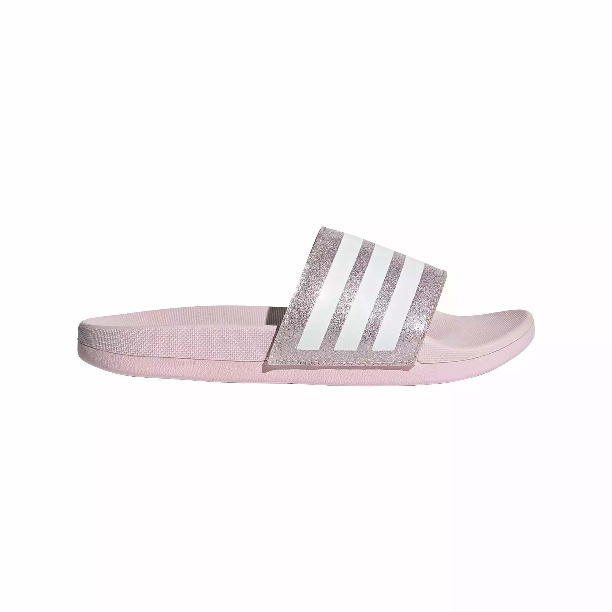 Adidas Adilette Youth Comfort Sandals - Pink/White 1 Adidas Adilette Youth Comfort Sandals - Pink/White