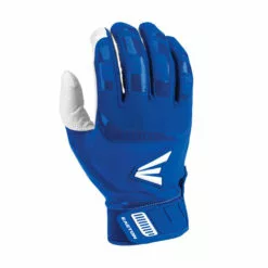 Easton Walk Off Youth Baseball Batting Gloves - White / Royal