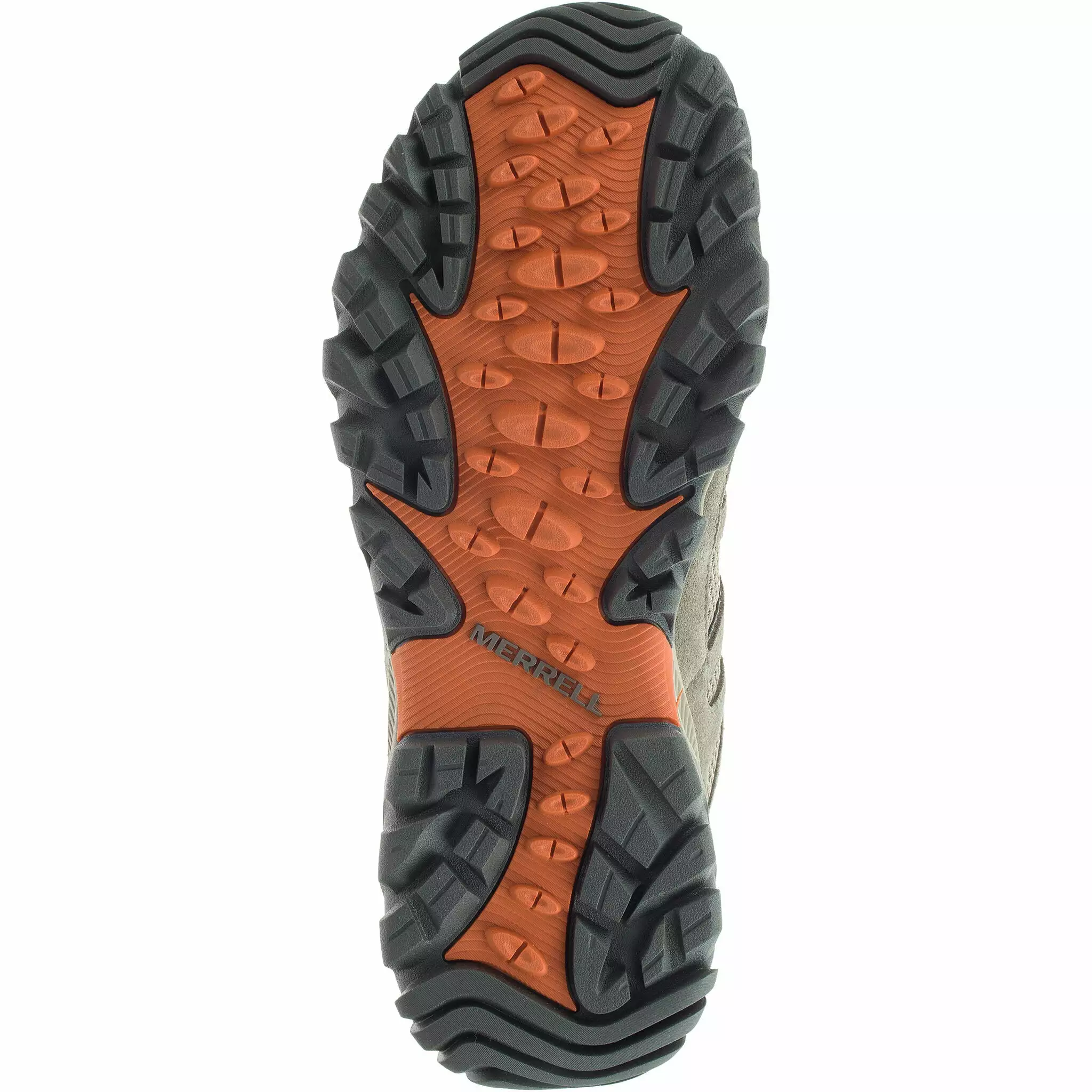 Merrell Oakcreek Mid Men's Waterproof Hiking Boots - Boulder/Apricot 2 Merrell Oakcreek Mid Men's Waterproof Hiking Boots - Boulder/Apricot - Image 2