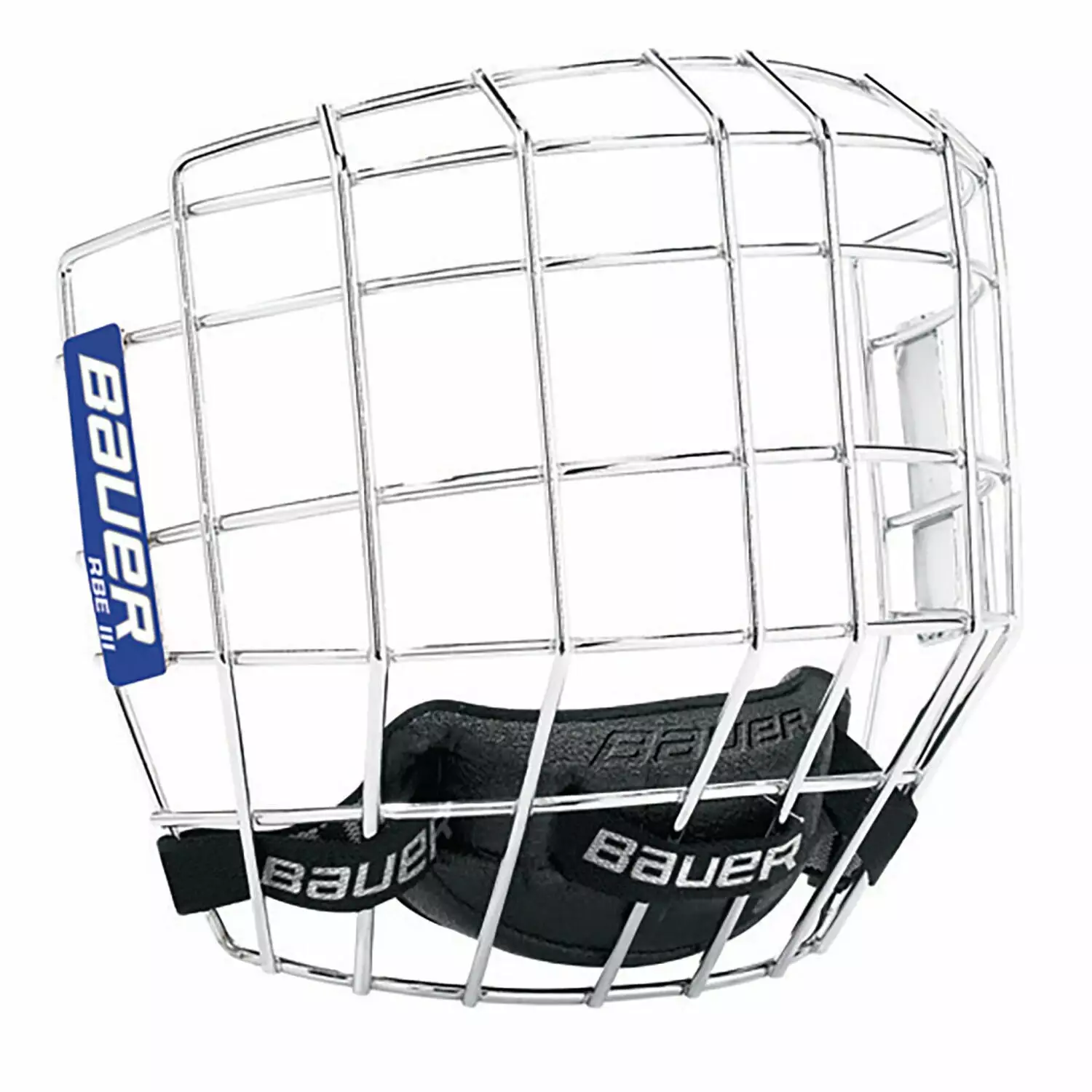 Bauer RBE III Chrome Senior Hockey Facemask 2 Bauer RBE III Chrome Senior Hockey Facemask - Image 2