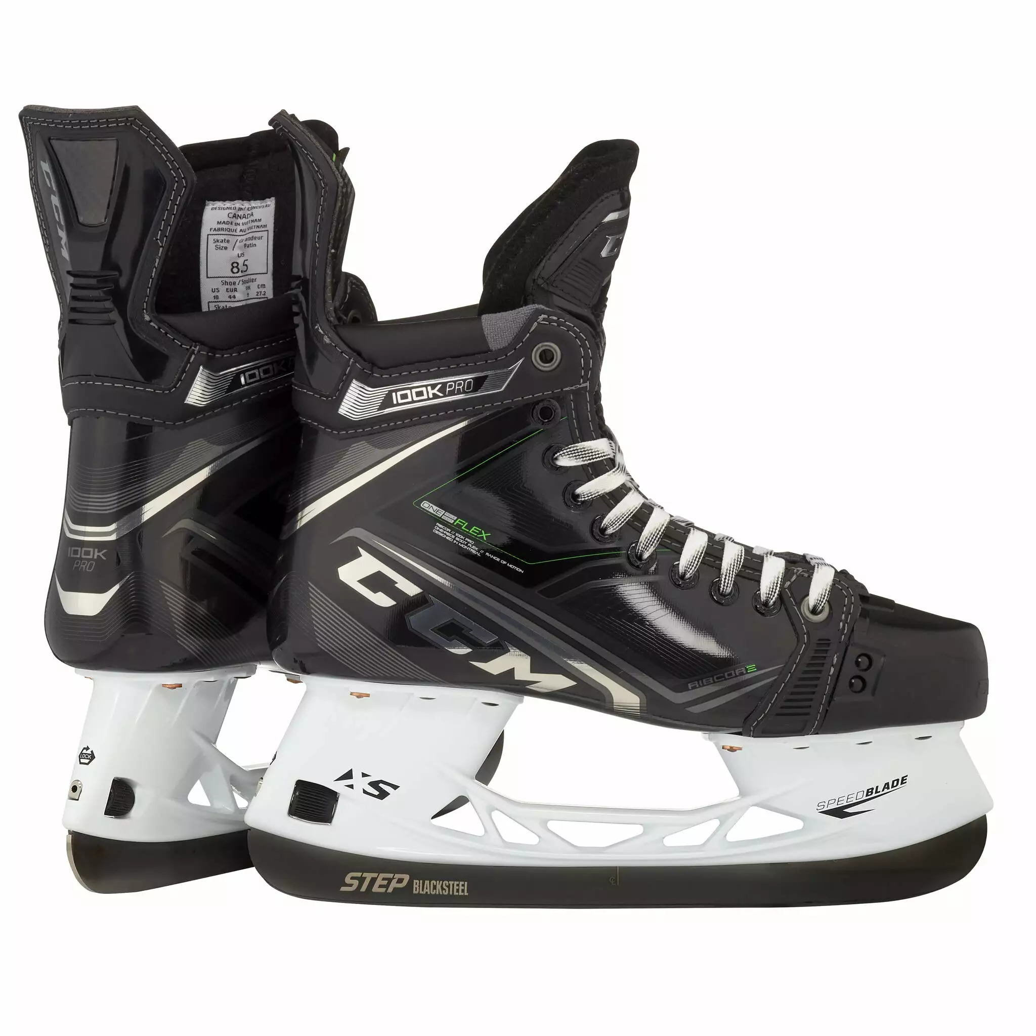 CCM Ribcor 100K Pro Senior Hockey Skates (2021) 1 CCM Ribcor 100K Pro Senior Hockey Skates (2021)